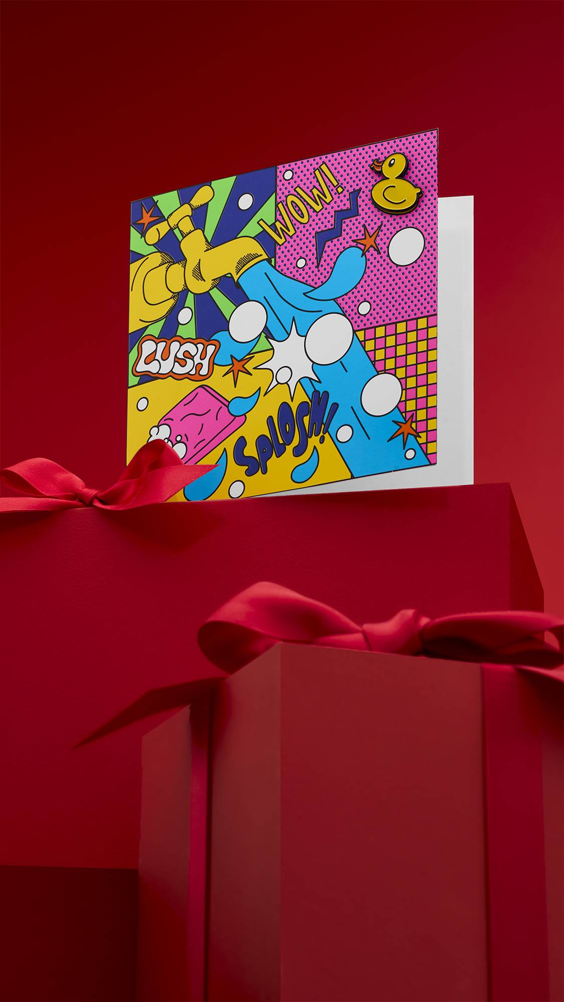 WOW! Greeting Card With Pin