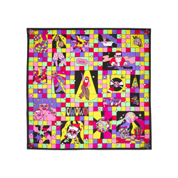 An image of LUSH - WOW - Santa's Disco Knot Wrap 100cm x 100cm