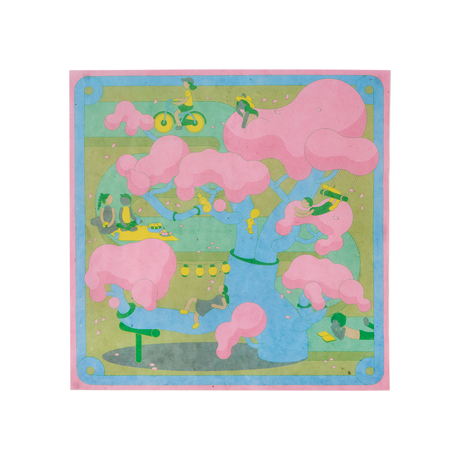 You, Me, And The Sakura Tree Lokta Wrap